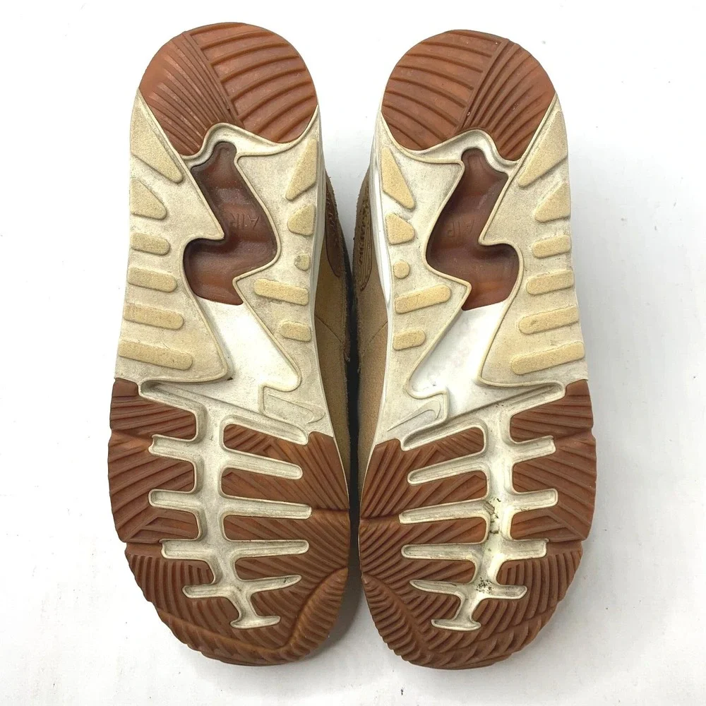 Nike Air Max 90 Ultra 2.0 LTR‎ Leather Flax/Wheat/Gum Mens 8.5 924447-200